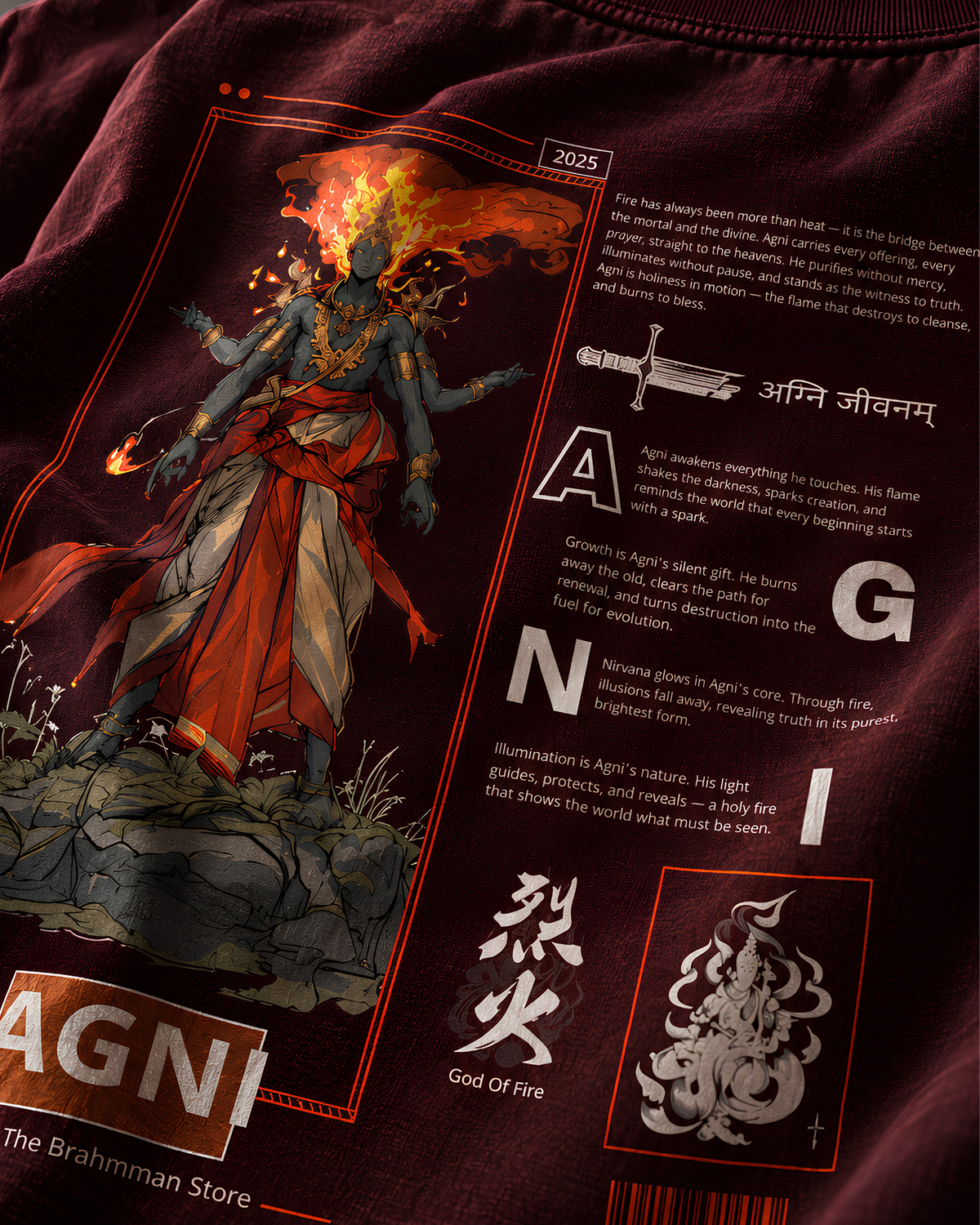 AGNI/अग्नि — OVERSIZED T-SHIRT