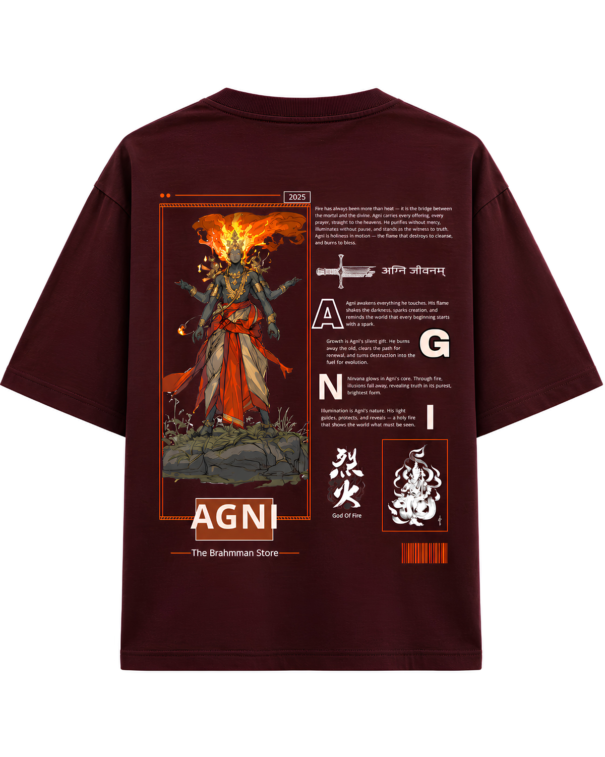 AGNI/अग्नि — OVERSIZED T-SHIRT